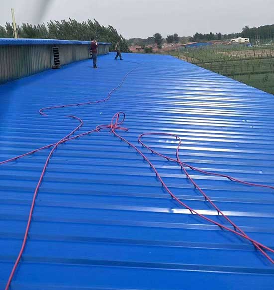 彩鋼瓦防水防腐涂料噴涂機(圖2) 彩鋼瓦防水防腐涂料噴涂施工